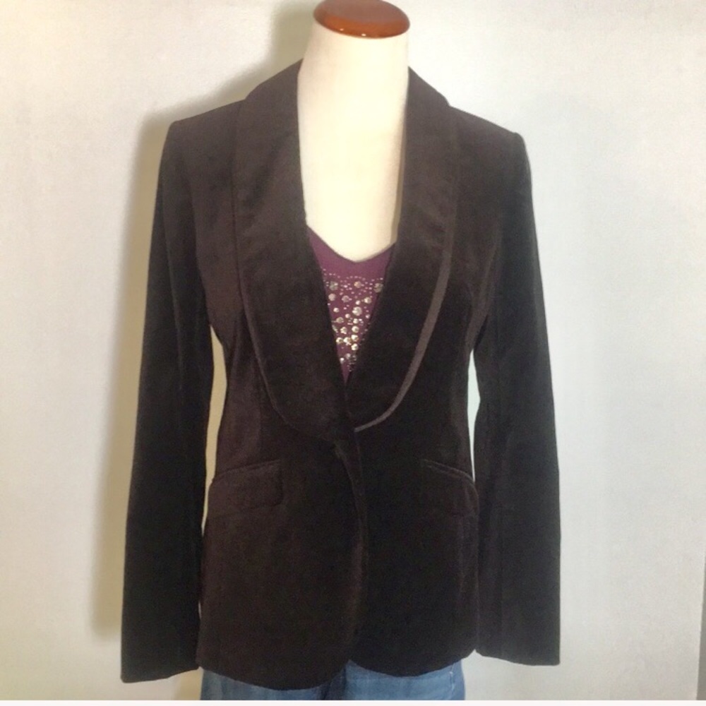 NWT Ann Taylor velvet blazer